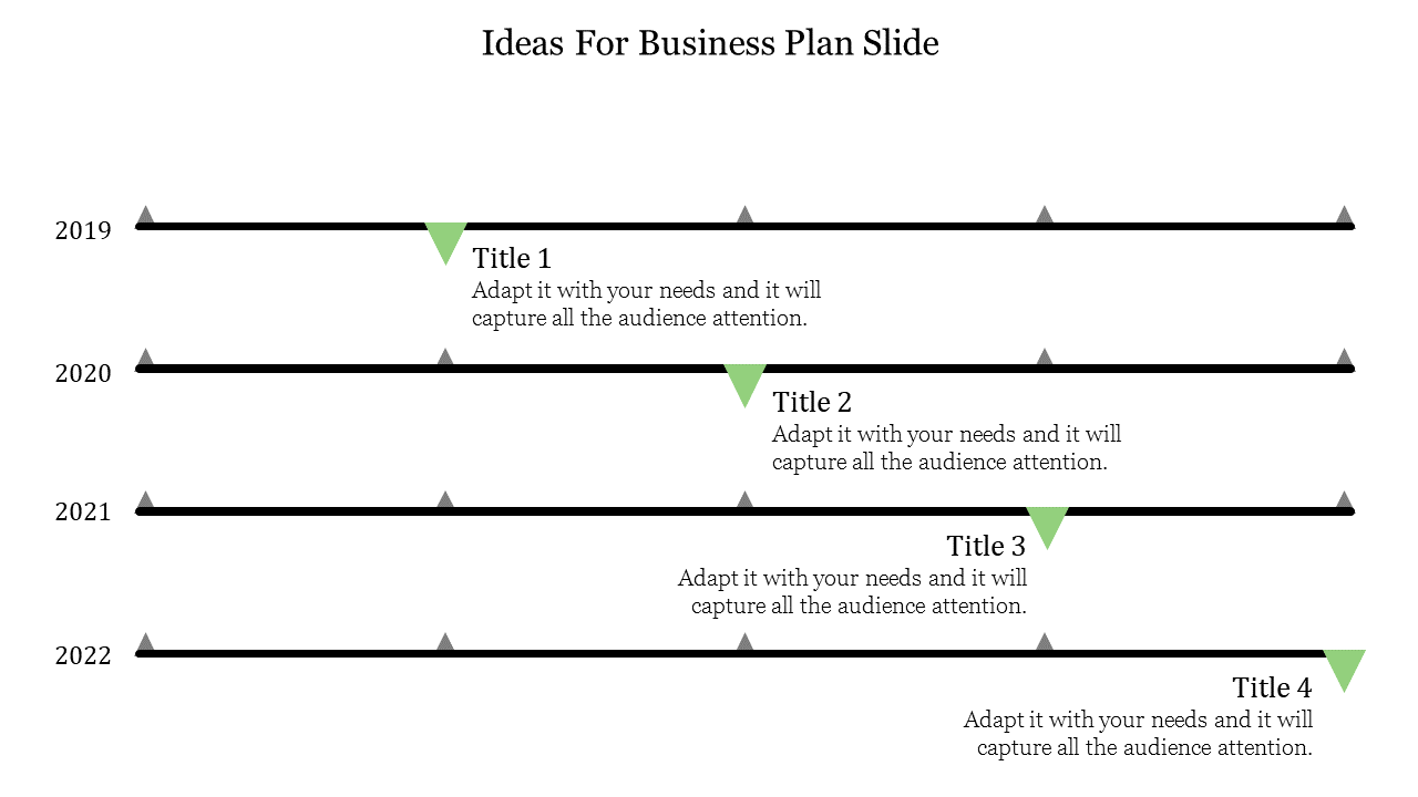 Free - Business Plan Timeline PowerPoint Template